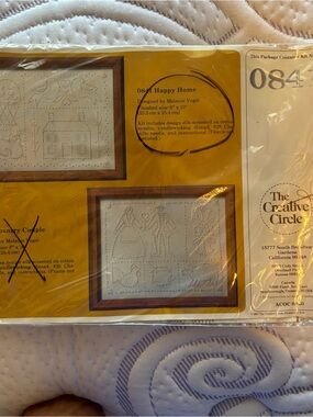 The Creative Circle "Happy Home" Embroidery Kit -